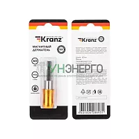 Держатель магнитный для бит быстросъемный 60мм Kranz KR-92-0467 Держатель магнитный для бит быстросъемный 60мм Kranz KR-92-0467