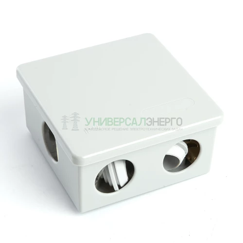 Коробка разветвительная STEKKER EBX10-34-44, 85*85*40мм, 6 вводов, IP44, светло-серая (GE41235) 39994 фото 3