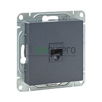 Розетка компьютерная СП Эпика RJ45 кат.5 механизм графит EKF UP1-SOG-RJ45-5 Розетка компьютерная СП Эпика RJ45 кат.5 механизм графит EKF UP1-SOG-RJ45-5