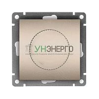 Светорегулятор СП Афина 500Вт механизм шампань Universal A0101-Br