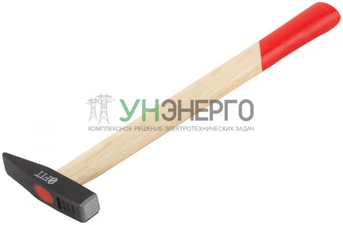 Молоток кованый 100г деревянная ручка FIT 44201 фото 2