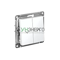 Выключатель 1-кл. AtlasDesign 2п 10А мех. лотос SE ATN001319