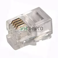 Джек тел. 4P-4C (уп.100шт) PROCONNECT 05-1001-3