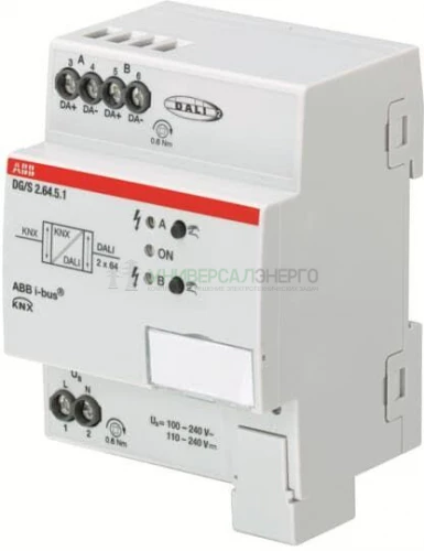 Контроллер освещения DG/S2.64.5.1 DALI 2 канала ABB 2CDG110274R0011