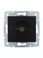 Розетка телевизионная оконечная TV СП Karina механизм черн. бархат LEZARD 707-4288-130 Розетка телевизионная оконечная TV СП Karina механизм черн. бархат LEZARD 707-4288-130