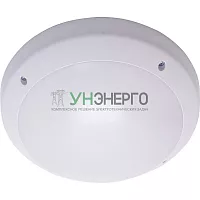 Светильник накладной IP64, 220V 60Вт Е27, белый, серии Бриз, НБУ 05-60-013 41364