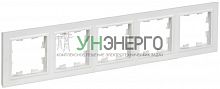 Рамка 5-м BRITE РУ-5-БрАБ арктич. бел. IEK BR-M52-K91 Рамка 5-м BRITE РУ-5-БрАБ арктич. бел. IEK BR-M52-K91