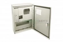 ЩУ-1ф/1-0-12 IP66 (ЩУРН-1/12 IP66)  с опломбировкой счётчика (395х310х165) TDM