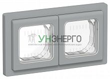 Рамка 2-м СП FLITE Рпро-2-55-ФлС IP55 сер. IEK FI-M20-32-55-K03