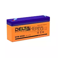 Аккумулятор UPS 6В 3.2А.ч Delta DTM 6032