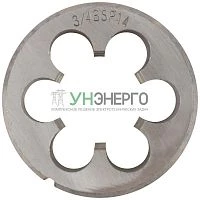 Плашка трубная 3/4дюйм (внешний диаметр 55мм) FIT 70718