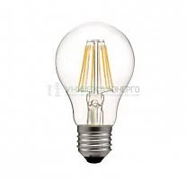 Лампа светодиодная филаментная СДФ-8 A60 2700К E27 Лисма 3900300 / 3900304