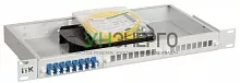 Кросс укомплектованный 1U LC (duplex) 6 портов (OS2) ITK FOBX24-1U-6LCUD09