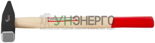 Молоток слесарный "Оптима" 500г деревянная ручка КУРС 44105 фото 4
