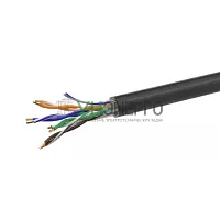 Кабель витая пара U/UTP кат.5E 4х2х24AWG solid CCA PE Out. 305м (м) Net.on 01-0301