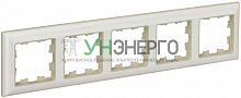 Рамка 5-м BRITE РУ-5-Бр беж./жемчуж. IEK BR-M52-12-1-K10 Рамка 5-м BRITE РУ-5-Бр беж./жемчуж. IEK BR-M52-12-1-K10