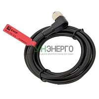 Кабель-разъем М12 4-PIN угловой EKF PLG-12L-4-2 Кабель-разъем М12 4-PIN угловой EKF PLG-12L-4-2