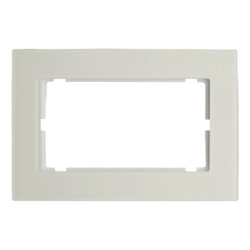Рамка 2-местная (без перемычки), стекло, STEKKER, GFR00-7012-01, серия Катрин, белый 49599