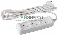 Удлинитель 3х10м без заземл. 10А IP20 U-3-10m-2х1 ПВС 2х1 Эра Б0028358