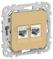 Розетка компьютерная 2-м СП FLITE РК5е-2-0-ФлШм RJ45 кат.5E UTP механизм шамуа IEK FI-K22-1-K89 Розетка компьютерная 2-м СП FLITE РК5е-2-0-ФлШм RJ45 кат.5E UTP механизм шамуа IEK FI-K22-1-K89