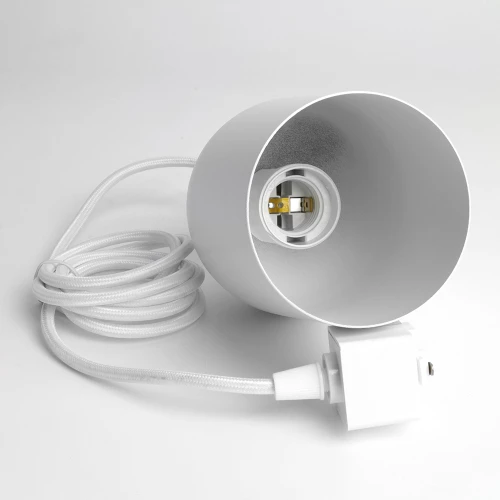 Светильник Feron AL197 трековый однофазный на шинопровод под лампу на подвесе E27, белый 48554 фото 10
