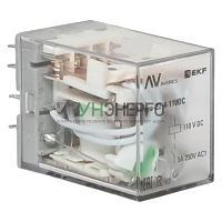 Реле промежуточное RPA 22/4 5A 110В DC AVERES EKF rpa-22-4-110DC Реле промежуточное RPA 22/4 5A 110В DC AVERES EKF rpa-22-4-110DC