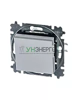 Выключатель кнопочный 1-кл. СП Levit IP20 сер./бел. ABB 2CHH599145A6016