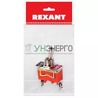 Тумблер 250В 15А (2c) ON-OFF 1п (KN-101) (инд. упак.) Rexant 36-4110-1