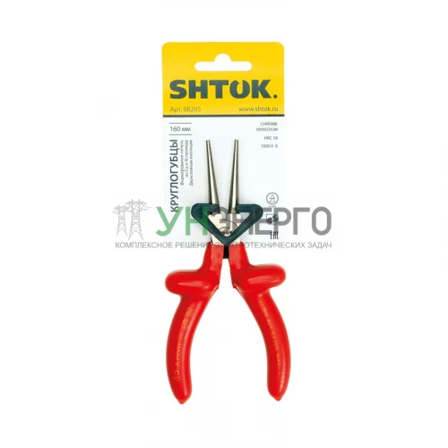 Круглогубцы диэлектрические 1000В 160мм (08205) SHTOK 376291