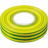 Изоляционная лента STEKKER INTP01319-20 0.13*19мм. 20 м. желто-зеленая 32842