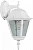 Светильник садово-парковый Feron 4202/PL4202 четырехгранный на стену вниз 100W E27 230V, белый 11025