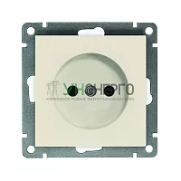 Розетка 1-м СП Афина 16А IP20 без заземл. механизм сл. кость (ivory) Universal A0022-I