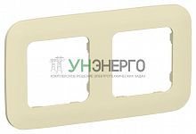 Рамка 2-м СП FLITE РУ-2-А-ФлН навахо IEK FI-M22-31-20-K87