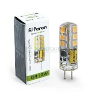 Лампа светодиодная Feron LB-422 G4 3W 4000K 25532