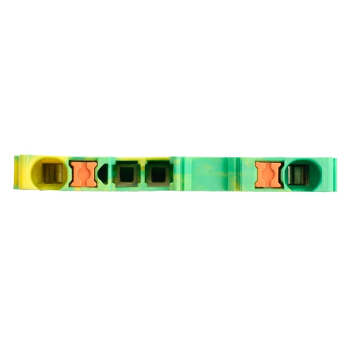 Зажим пружинный, 2-проводной проходной ЗНИ - 2,5 , JXB PT  2,5 , желтый, зеленый LD572-1-25 49257 фото 3