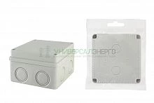 Распаячная коробка ОП 110х110х70мм, крышка на винтах, IP55, 8вх., без гермовводов TDM