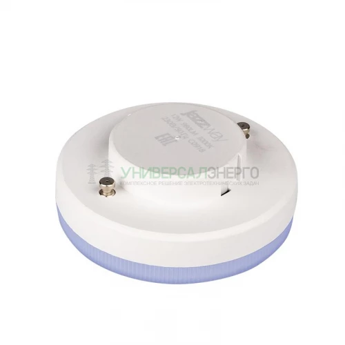 Лампа светодиодная PLED-GX53 12Вт таблетка матовая 3000К тепл. бел. GX53 980лм 230В JazzWay 1029102 фото 2