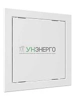 Люк-дверца ревизионный нажимной 218х218мм фланец 196х196мм AURAMAX AD2020