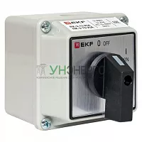 Переключатель кулачковый ПК-3-13 3П 25А "ВКЛ-ВЫКЛ" IP54 EKF pk-3-13-25 Переключатель кулачковый ПК-3-13 3П 25А "ВКЛ-ВЫКЛ" IP54 EKF pk-3-13-25