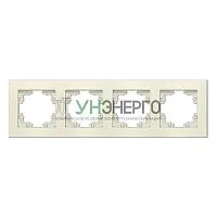 Рамка 4-м Афина универс. сл. кость (ivory) Universal A0046-I