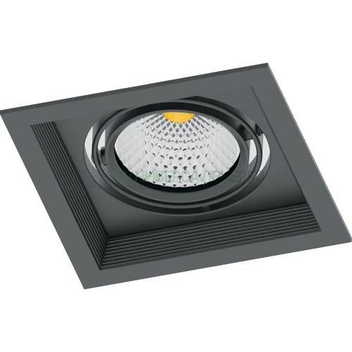 Светодиодный светильник Feron AL201 карданный 1х12W 4000K 35 градусов ,черный 41289