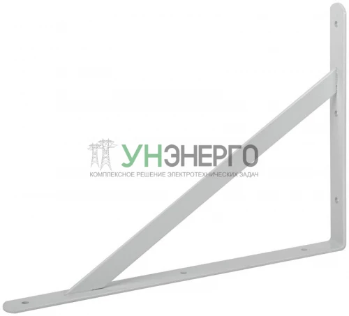 Уголок-кронштейн усиленный 400х280мм бел. FIT 66088
