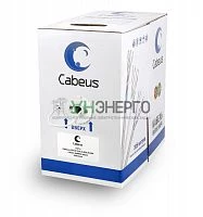 Кабель витая пара UTP (U/UTP) кат.5E 2 пары 24 AWG ОЖ PVC нг(А)-LS сер. (уп.500м) Cabeus 11212c Кабель витая пара UTP (U/UTP) кат.5E 2 пары 24 AWG ОЖ PVC нг(А)-LS сер. (уп.500м) Cabeus 11212c