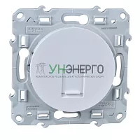 Розетка компьютерная СП Odace RJ45 кат.6 UTP неэкранир. механизм бел. SchE S52R475