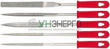 Надфиль алмазный 5х170/70мм широкий 5шт КУРС 42159