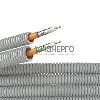 Электротруба ПВХ гибкая гофрированная d20мм с коаксиальным кабелем SAT нг(А)-HF (уп.50м) сер. DKC 9VE92050 Электротруба ПВХ гибкая гофрированная d20мм с коаксиальным кабелем SAT нг(А)-HF (уп.50м) сер. DKC 9VE92050