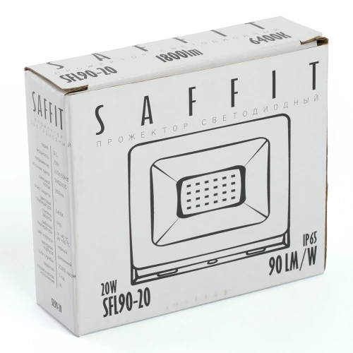 Светодиодный прожектор SAFFIT SFL90-20 IP65 20W 6400K белый 55071 фото 7
