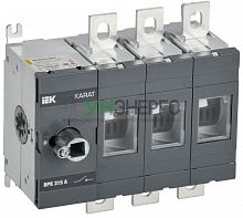 Выключатель-разъединитель ВРК 3п 315А без рукоятки KARAT IEK KA-VR10-3-0315