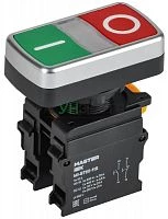 Кнопка "I-O" d22мм 1НО+1НЗ MASTER без подсветки IEK MI-BT60-11R-3-21-K51