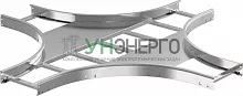 Ответвитель для лотка Х-образ. 150х600 R600 LESTA IEK CKR05-4-150-600 Ответвитель для лотка Х-образ. 150х600 R600 LESTA IEK CKR05-4-150-600